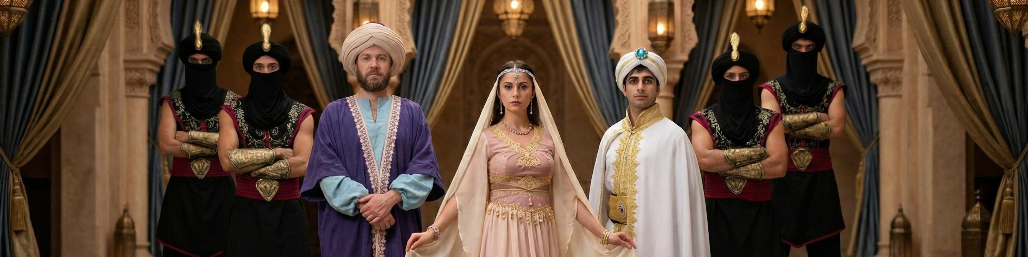 Arabian Nights royal court costume concept