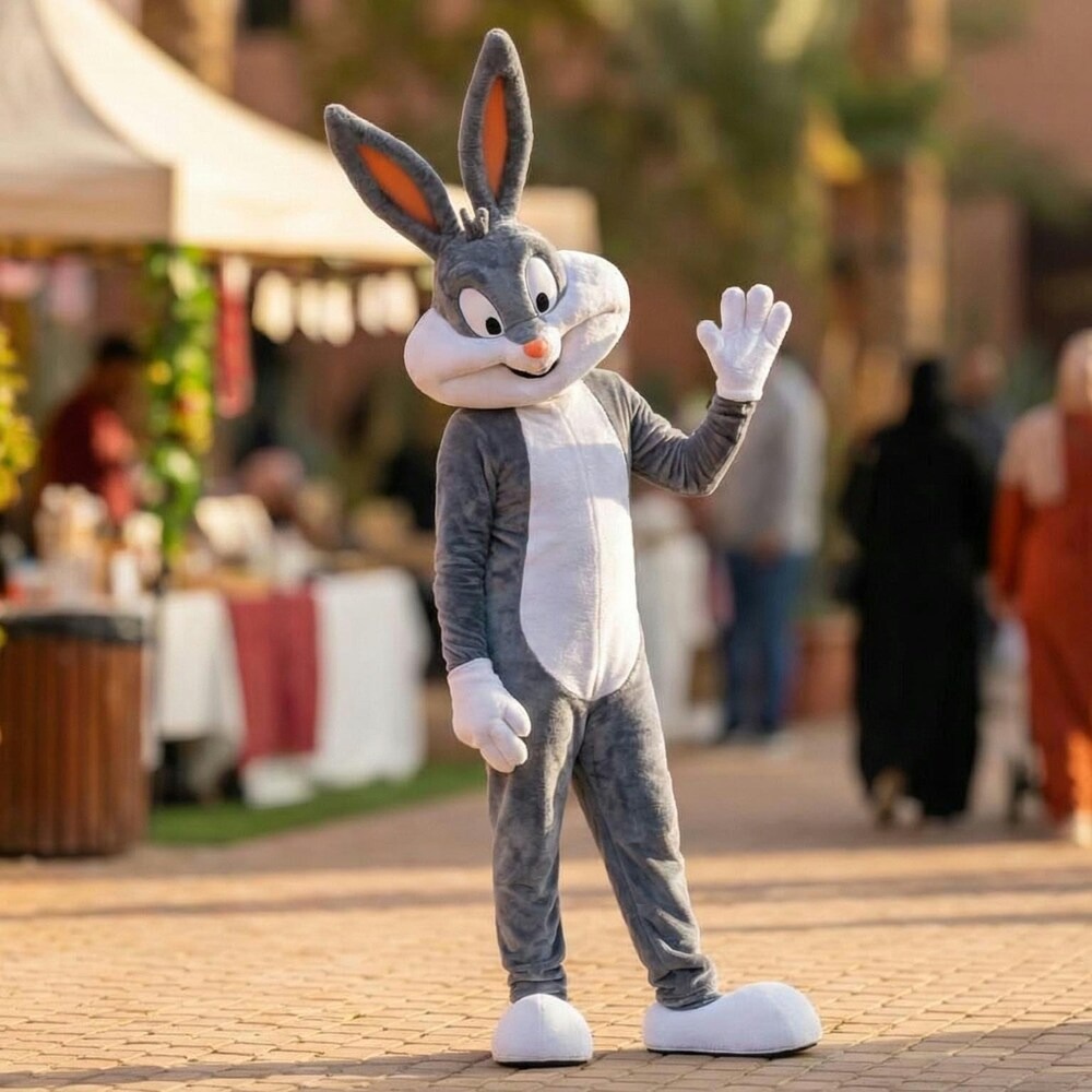 Bugs Bunny character mascot costume